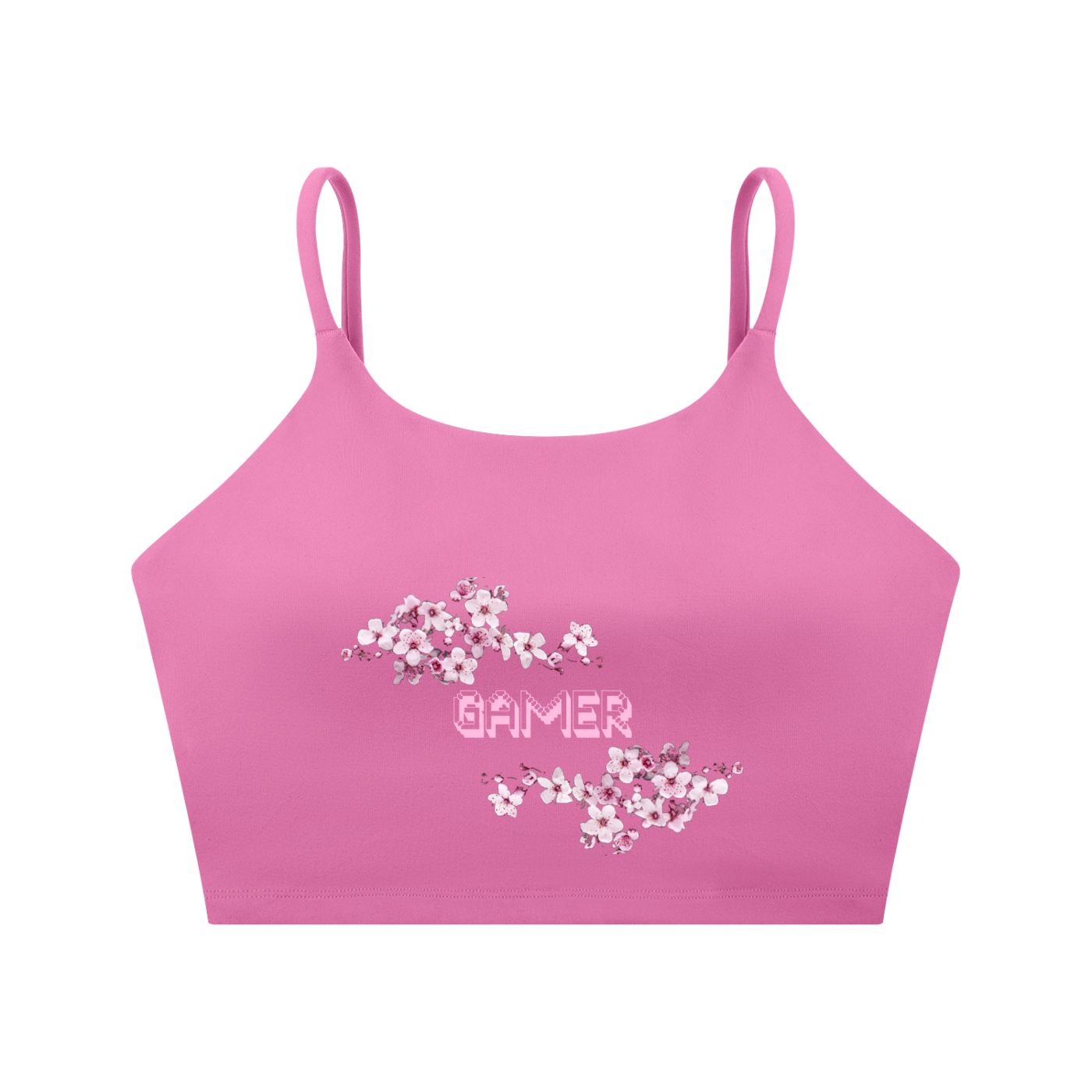 Cherry Blossom Gamer Sports Bra