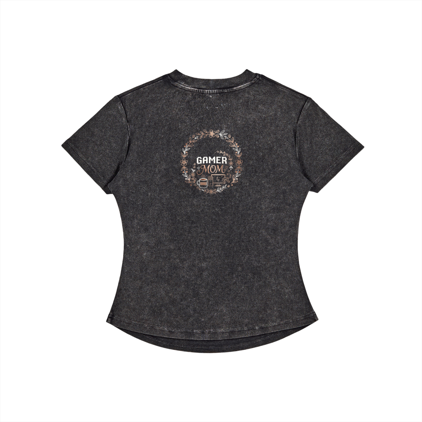 Vintage Washed Bodycon Cotton T-Shirt