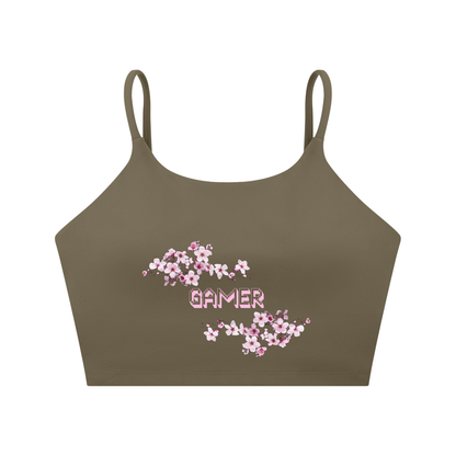 Cherry Blossom Gamer Sports Bra