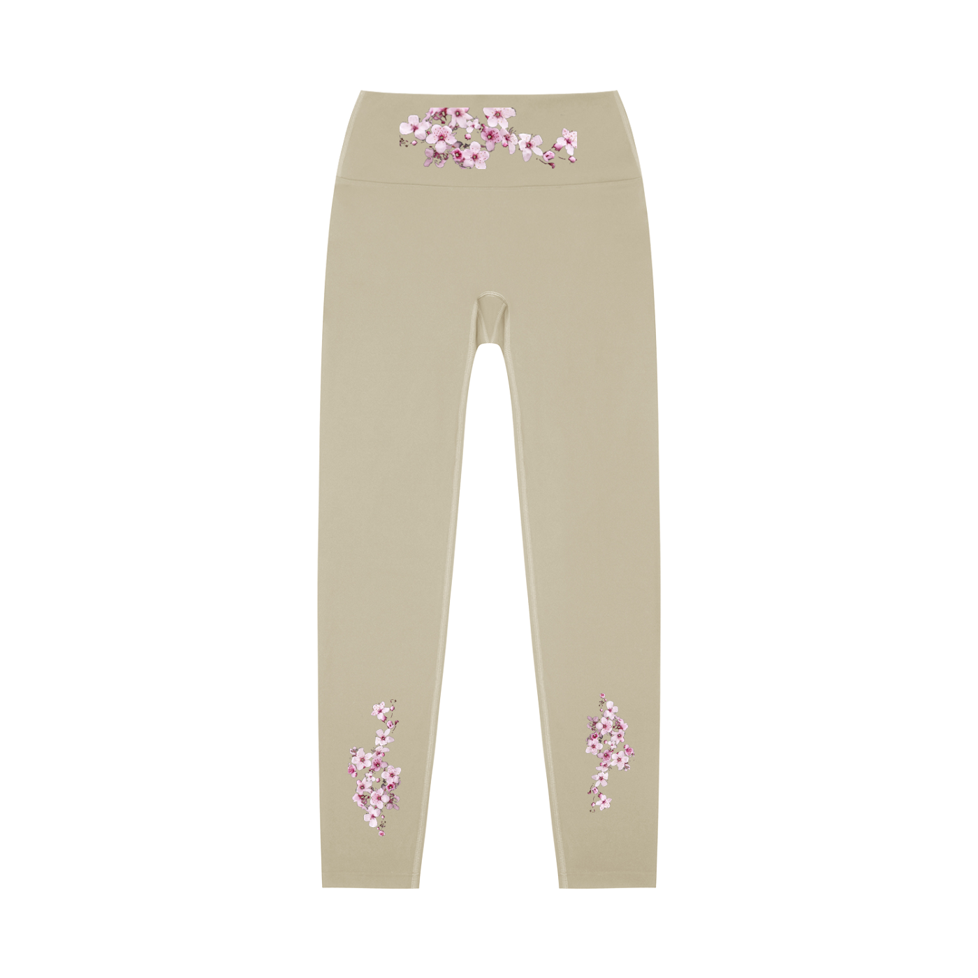 Cherry Blossom High-Waisted Yoga Leggings