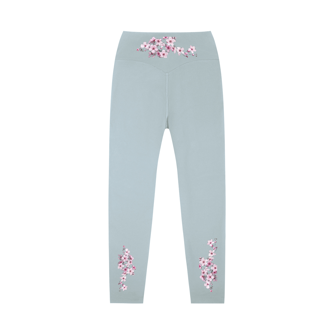 Cherry Blossom High-Waisted Yoga Leggings