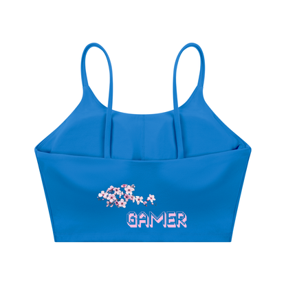 Cherry Blossom Gamer Sports Bra