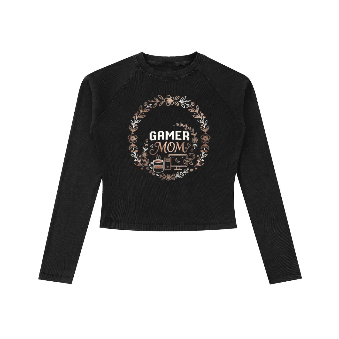 Gamer Mom Long Sleeve Slim T-Shirt
