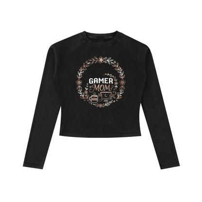 Gamer Mom Long Sleeve Slim T-Shirt