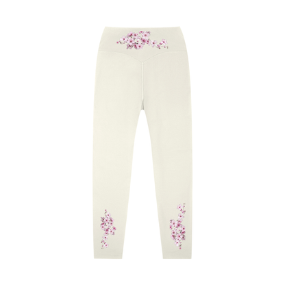 Cherry Blossom High-Waisted Yoga Leggings