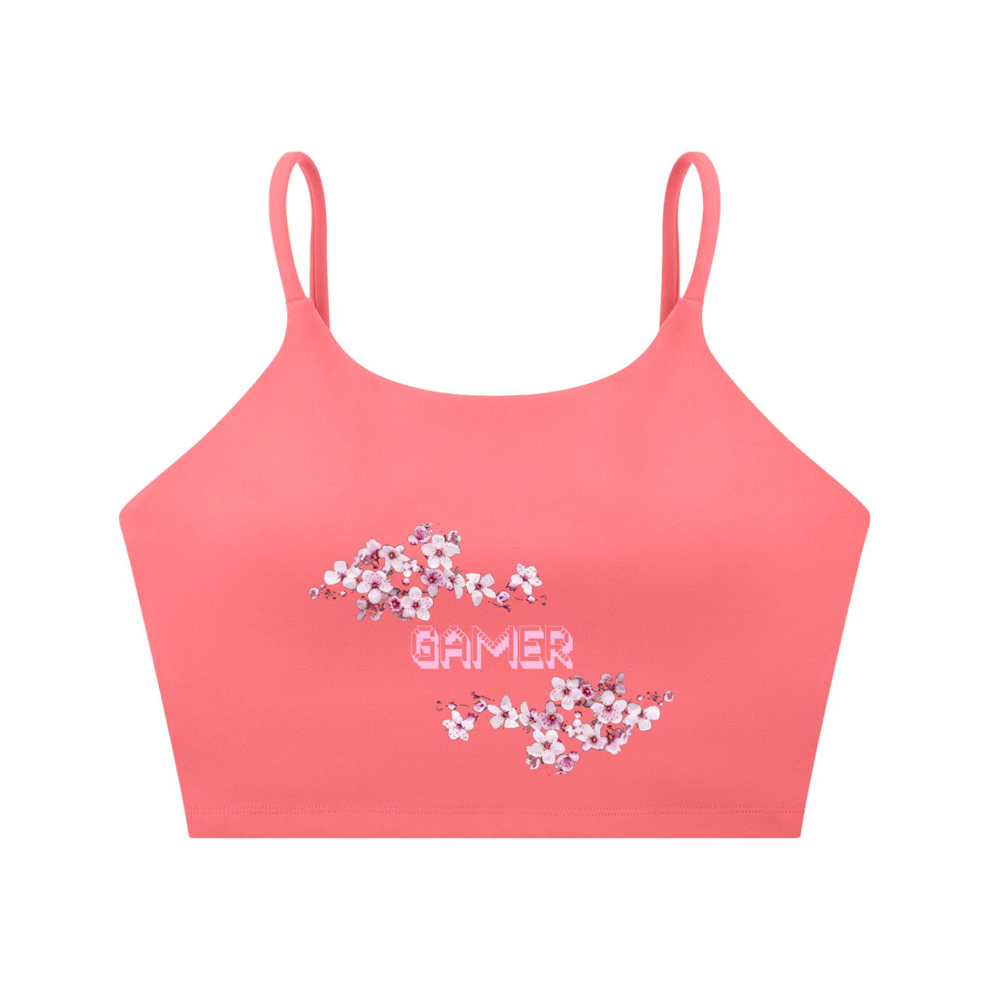 Cherry Blossom Gamer Sports Bra