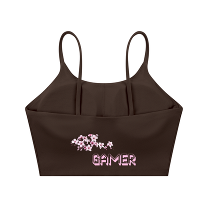 Cherry Blossom Gamer Sports Bra