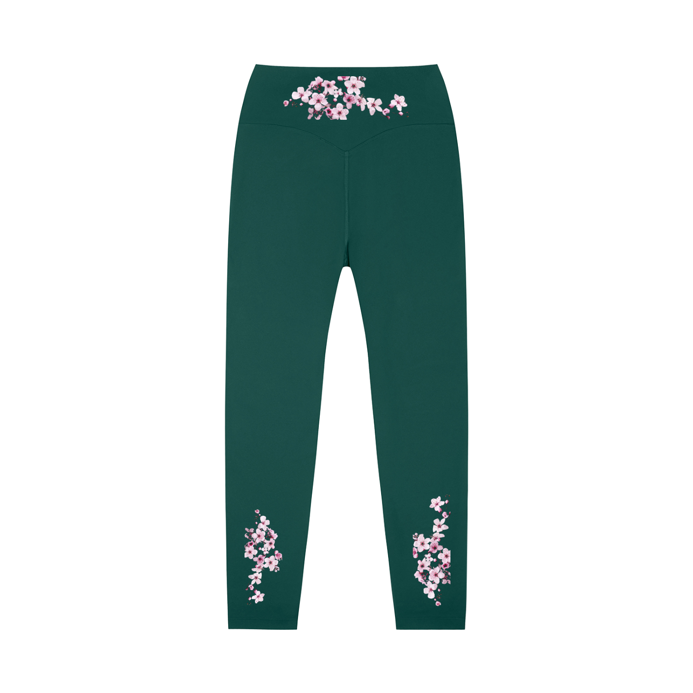 Cherry Blossom High-Waisted Yoga Leggings