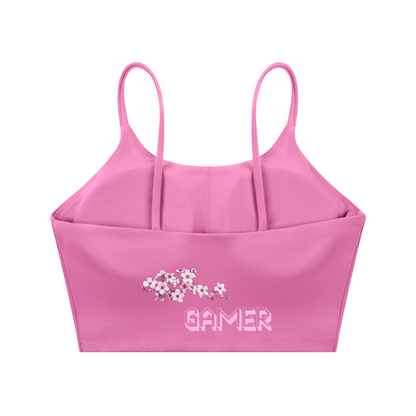 Cherry Blossom Gamer Sports Bra
