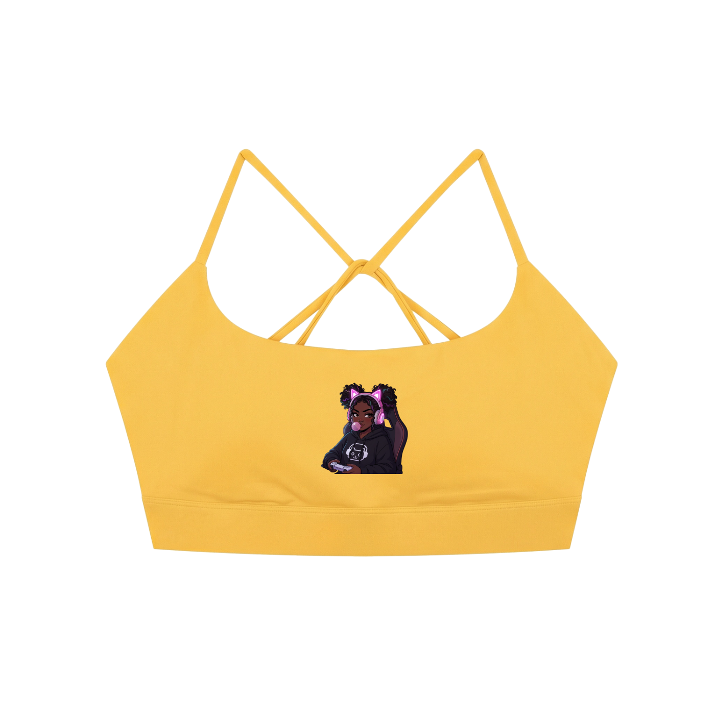 Strappy Criss Cross Yoga Sports Bra