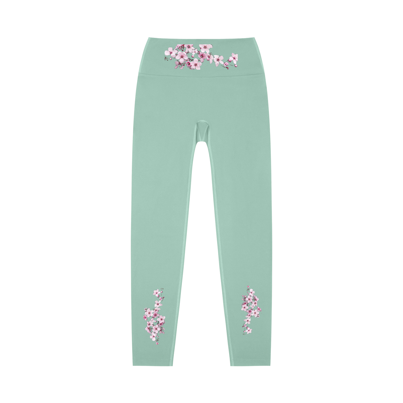 Cherry Blossom High-Waisted Yoga Leggings