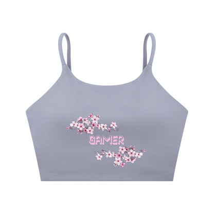 Cherry Blossom Gamer Sports Bra
