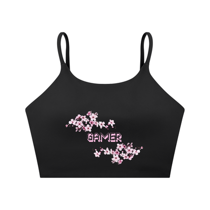 Cherry Blossom Gamer Sports Bra