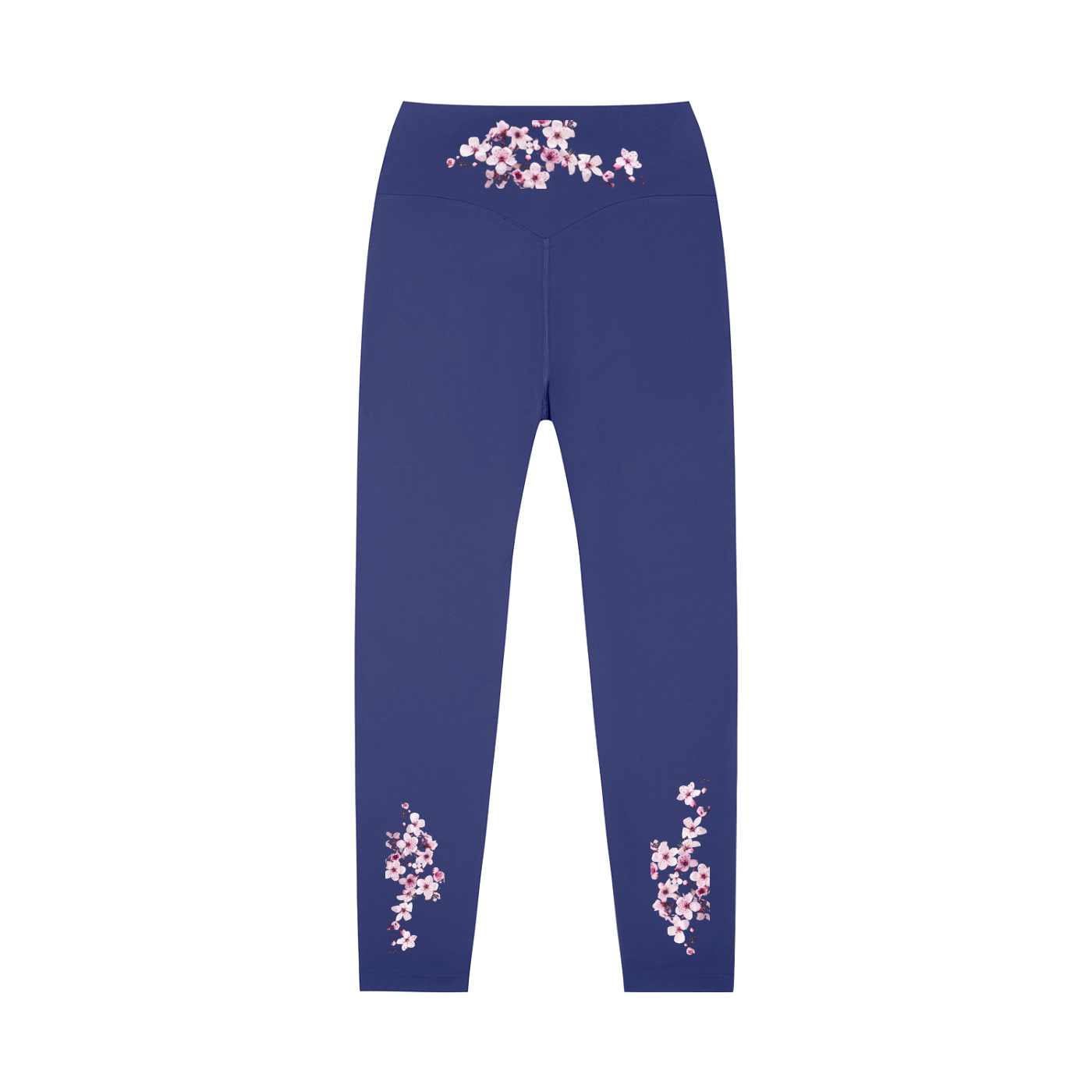 Cherry Blossom High-Waisted Yoga Leggings