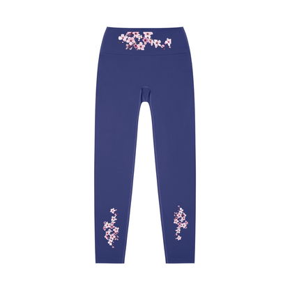 Cherry Blossom High-Waisted Yoga Leggings