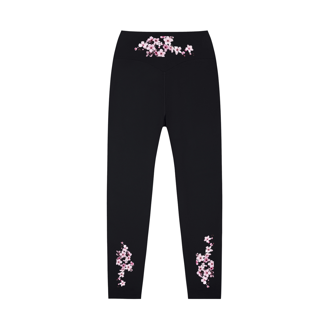 Cherry Blossom High-Waisted Yoga Leggings