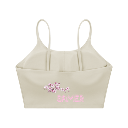 Cherry Blossom Gamer Sports Bra