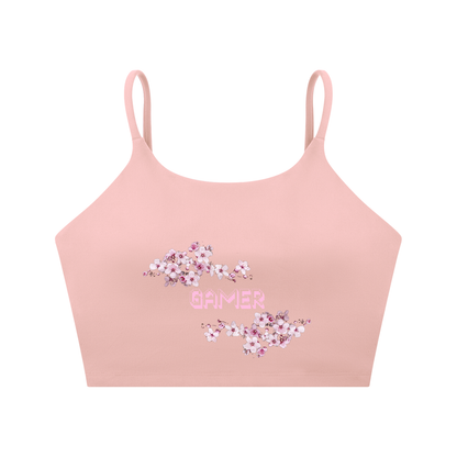 Cherry Blossom Gamer Sports Bra