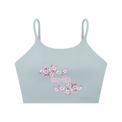 Cherry Blossom Gamer Sports Bra