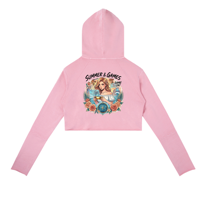 Vintage Washed Raw Edge Hoodie