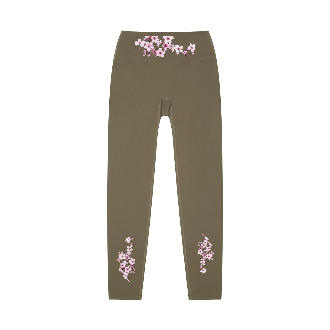 Cherry Blossom High-Waisted Yoga Leggings
