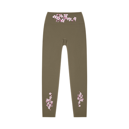 Cherry Blossom High-Waisted Yoga Leggings