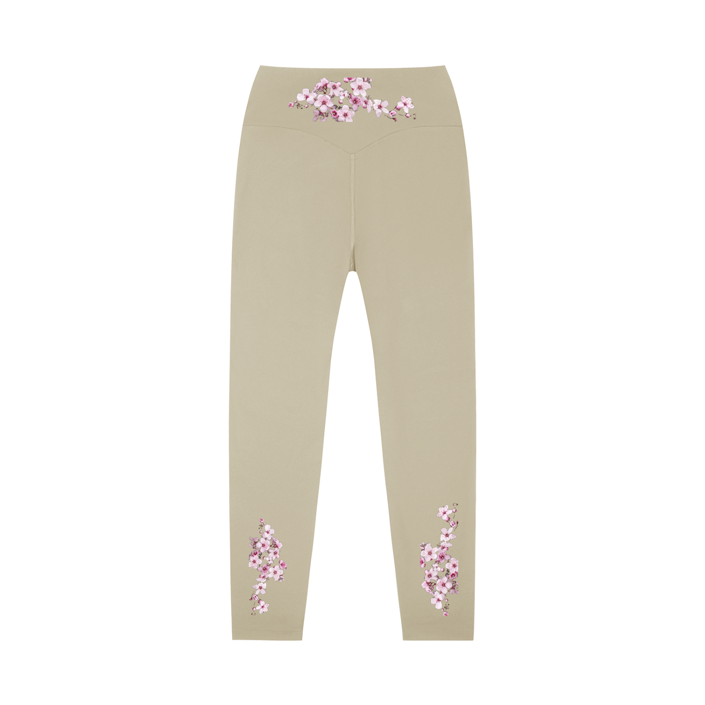 Cherry Blossom High-Waisted Yoga Leggings