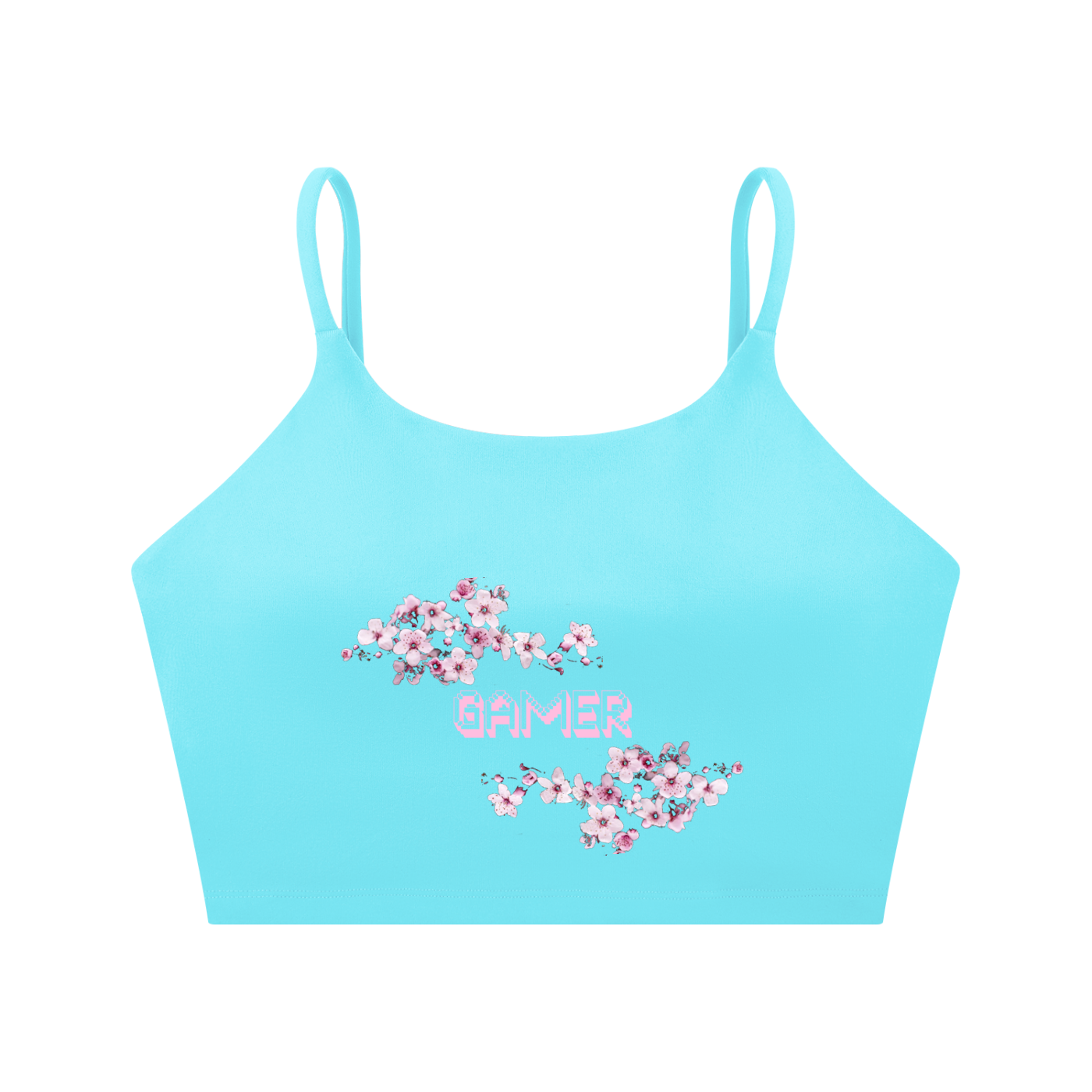 Cherry Blossom Gamer Sports Bra