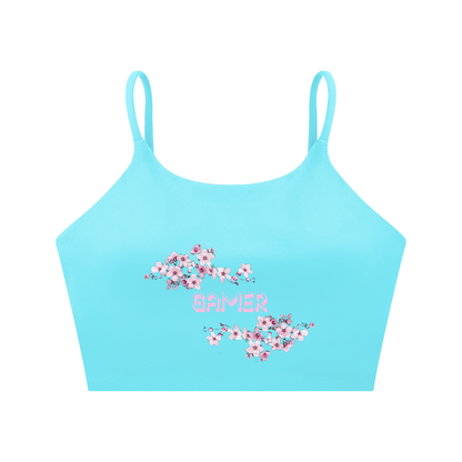 Cherry Blossom Gamer Sports Bra