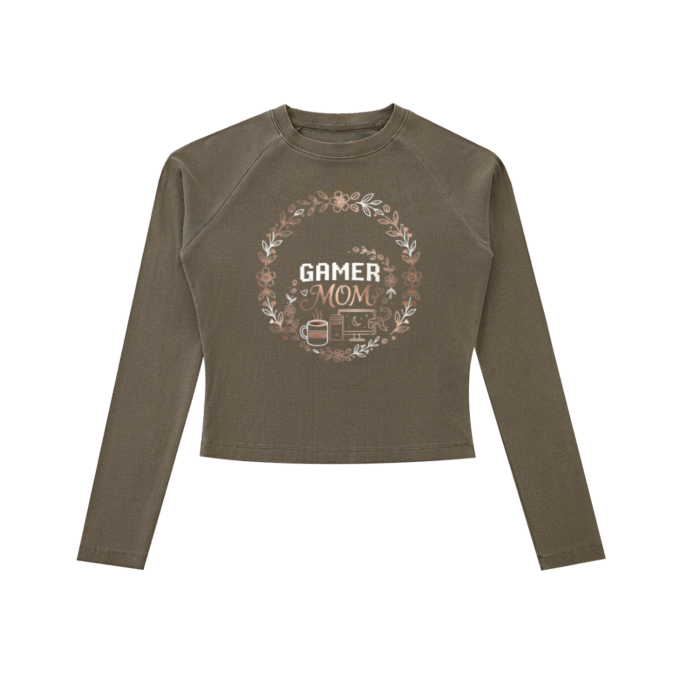 Gamer Mom Long Sleeve Slim T-Shirt