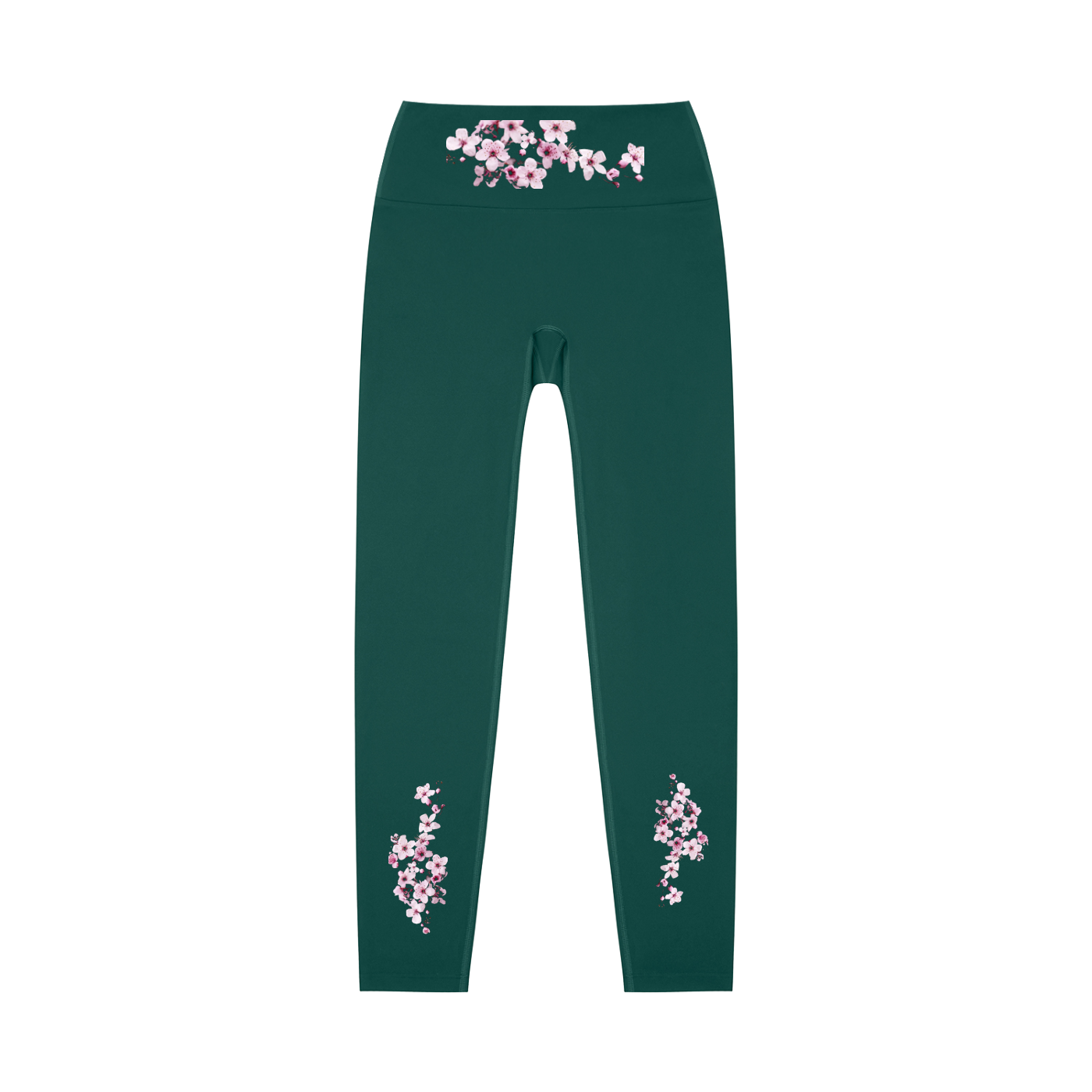 Cherry Blossom High-Waisted Yoga Leggings