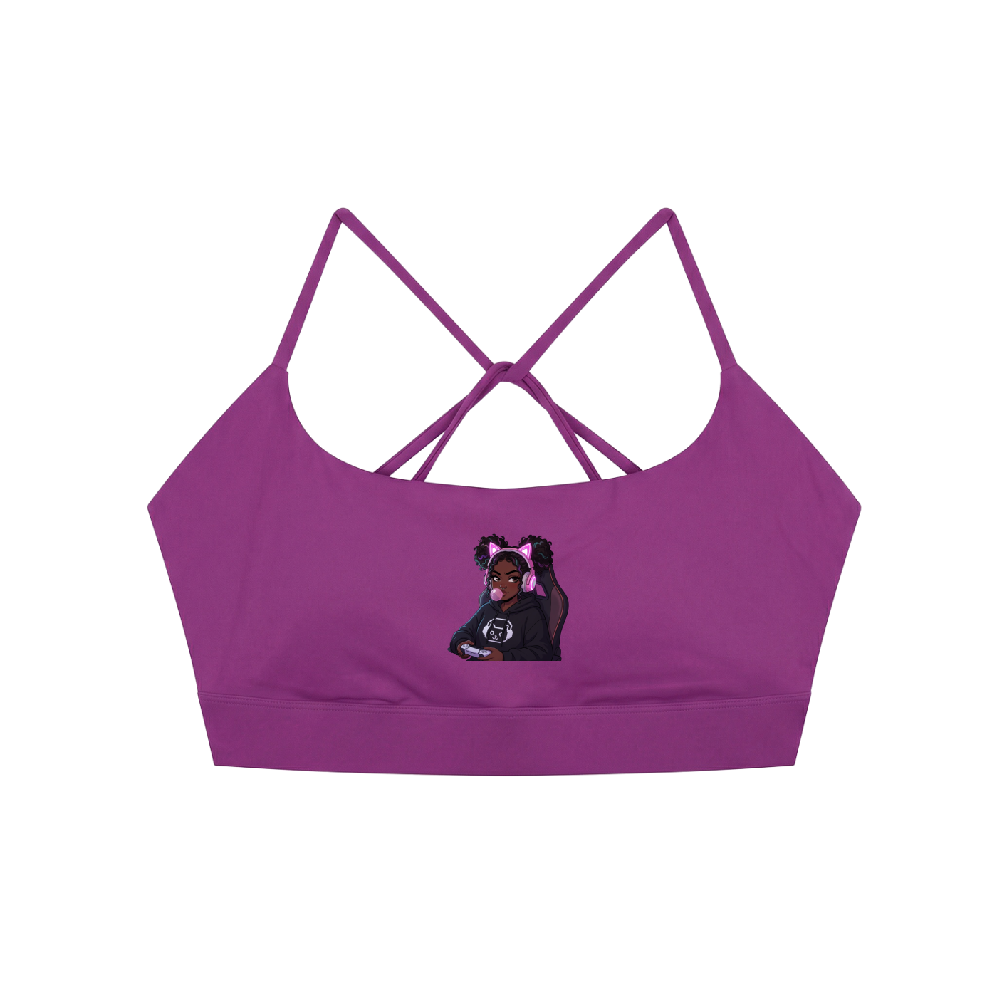 Strappy Criss Cross Yoga Sports Bra