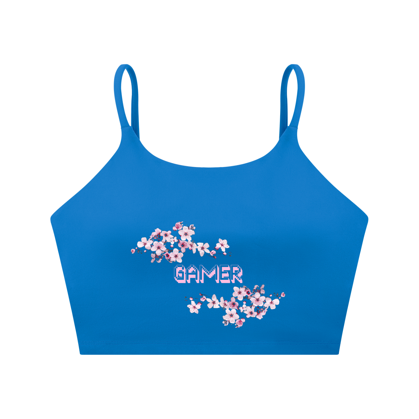 Cherry Blossom Gamer Sports Bra