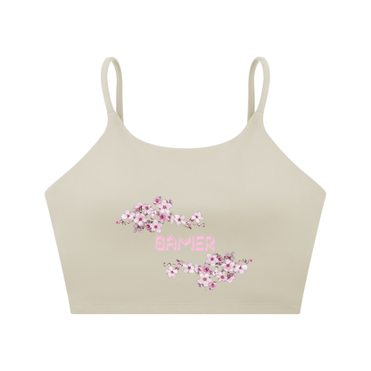 Cherry Blossom Gamer Sports Bra