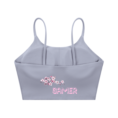 Cherry Blossom Gamer Sports Bra