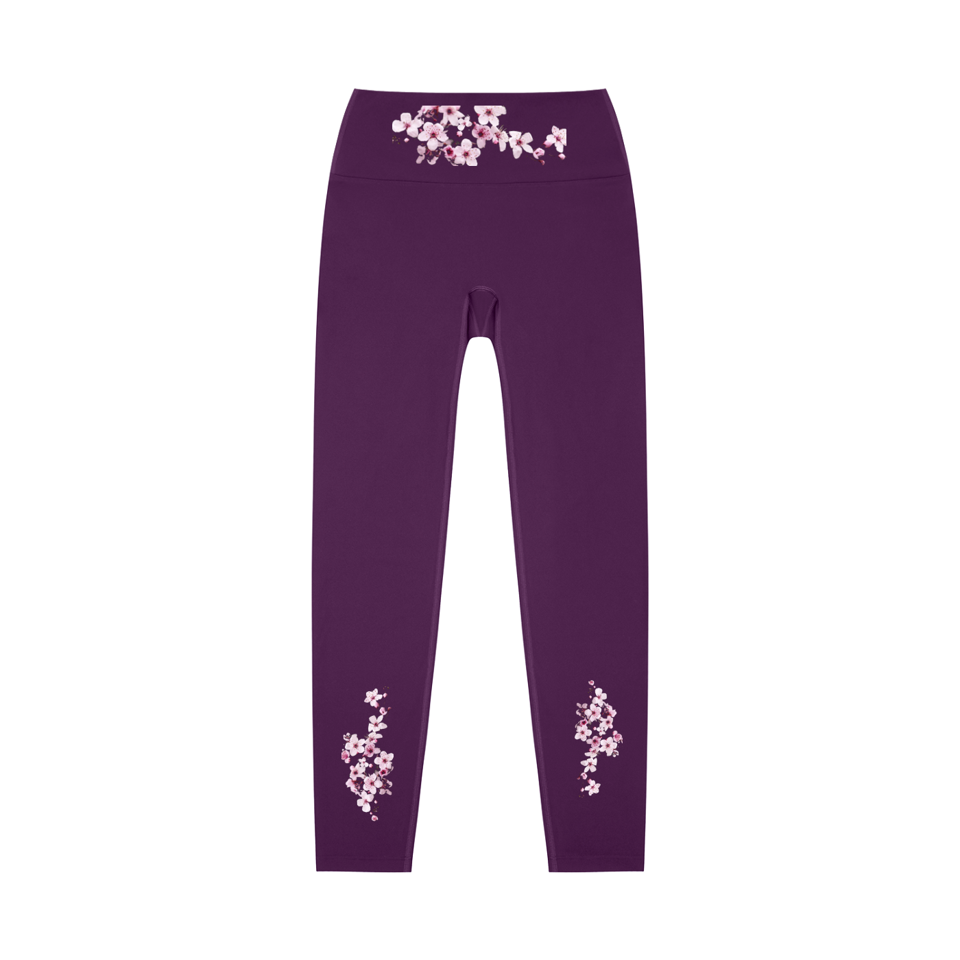 Cherry Blossom High-Waisted Yoga Leggings