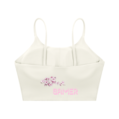 Cherry Blossom Gamer Sports Bra