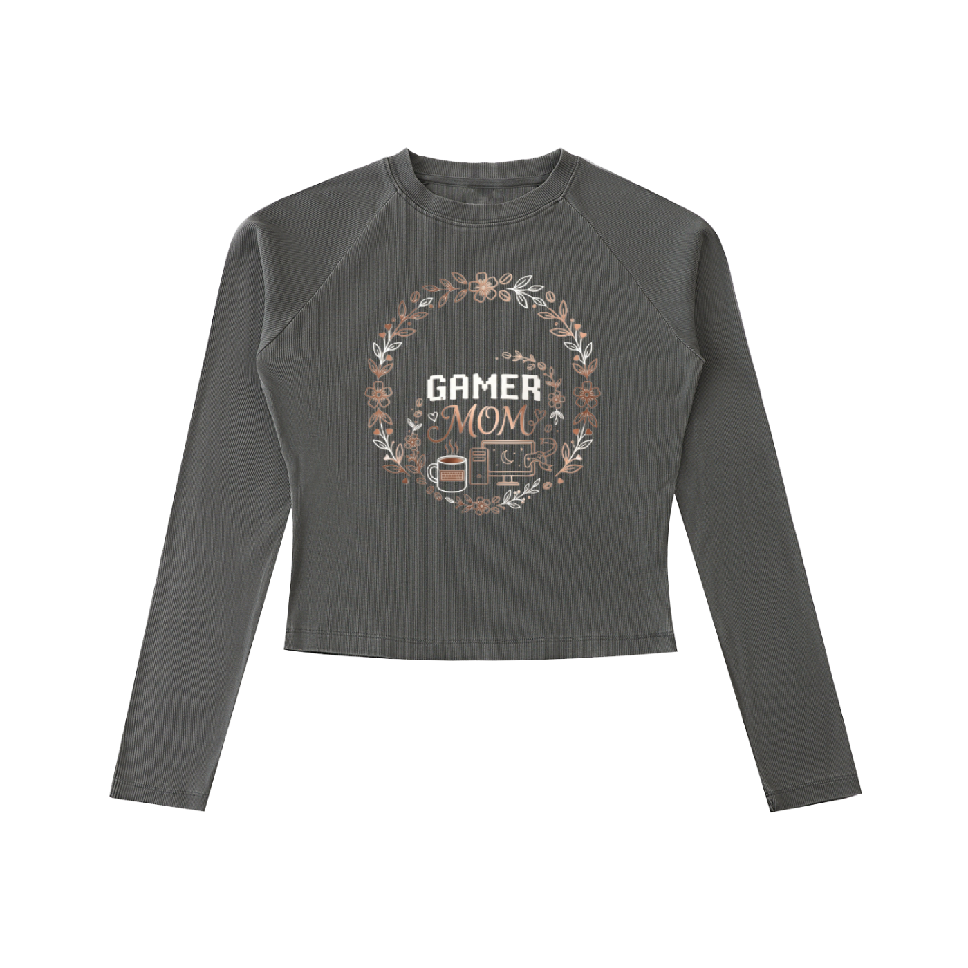 Gamer Mom Long Sleeve Slim T-Shirt